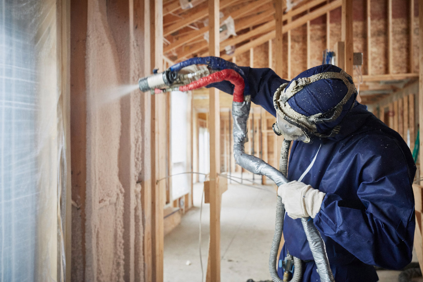 Open-cell foam insulation